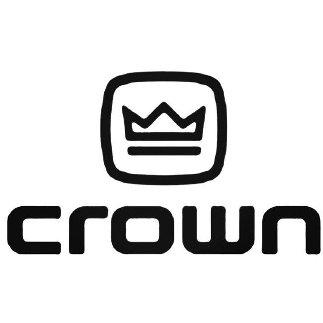 Crown Car Audio Logos Vinyl Decal Sticker