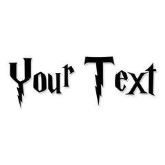 Custom Text Vinyl Decal Sticker 13
