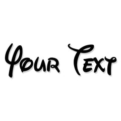 Custom Text Vinyl Decal Sticker 31