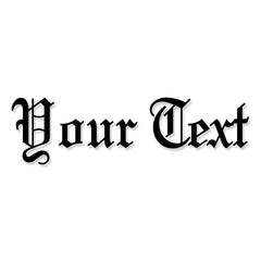 Custom Text Vinyl Decal Sticker 33