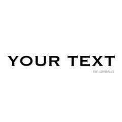 Custom Text Vinyl Decal Sticker 6