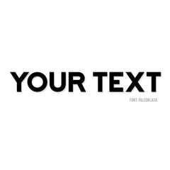 Custom Text Vinyl Decal Sticker 7