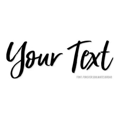 Custom Text Vinyl Decal Sticker 8