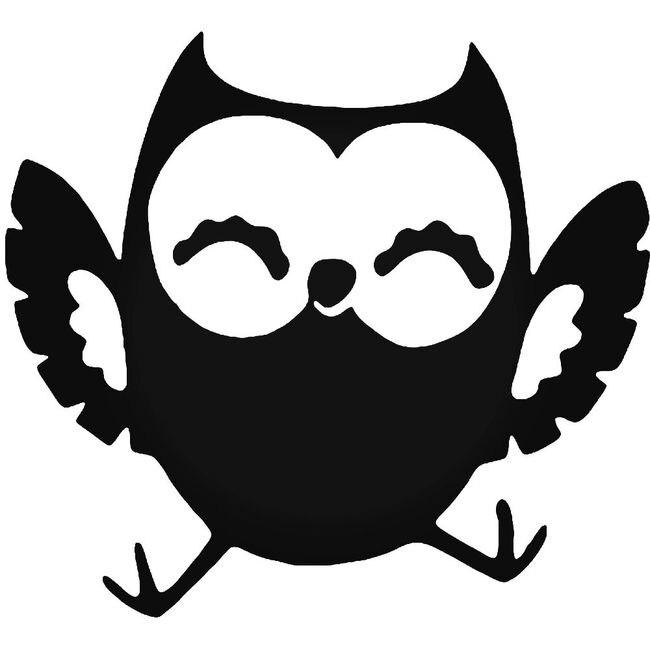 Cute Owl Decal Sticker