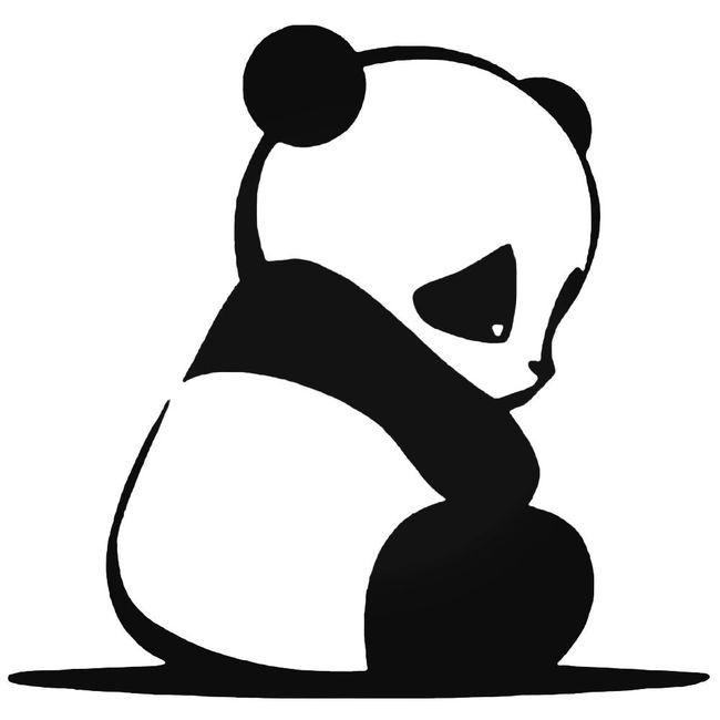 Cute Panda Bear Naughty Jdm Japanese Decal Sticker