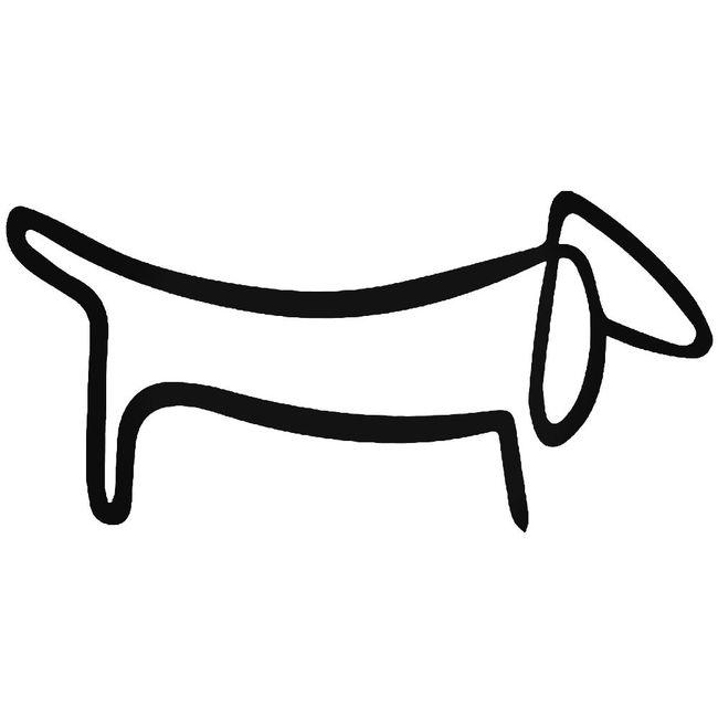 Dachshund Dog Weiner Decal Sticker