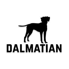 Dalmatian Car Decal Dog Sticker for Windows