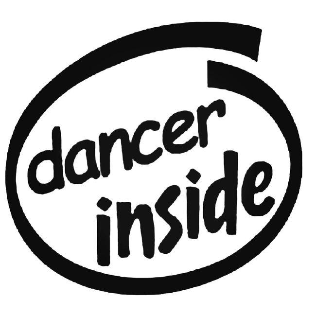 Dancer Inside Decal Sticker