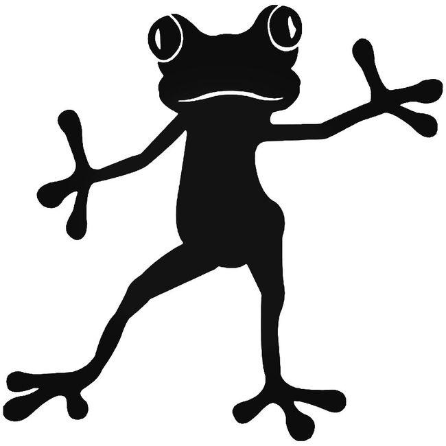 Dancing Frog Decal Sticker