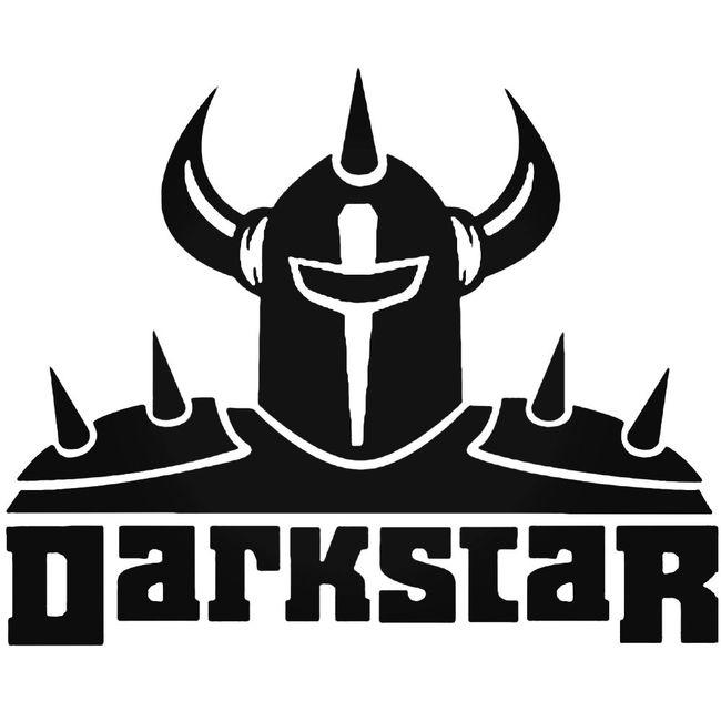 Darkstar Black Logo Decal Sticker