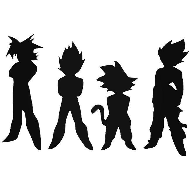 Dbz Dragon Ball Z Goku Vegeta Super Saiyan Decal Sticker