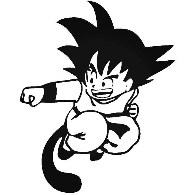 Dbz Dragon Ball Z Young Goku Decal Sticker