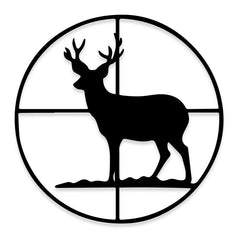 Deer Bulls Eye Target Hunting Decal Sticker
