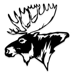 Deer Elk Hunting Antlers Decal Sticker