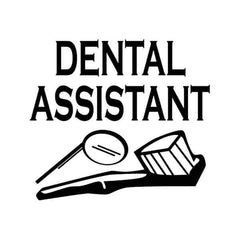 Dental Assistant Decal Sticker