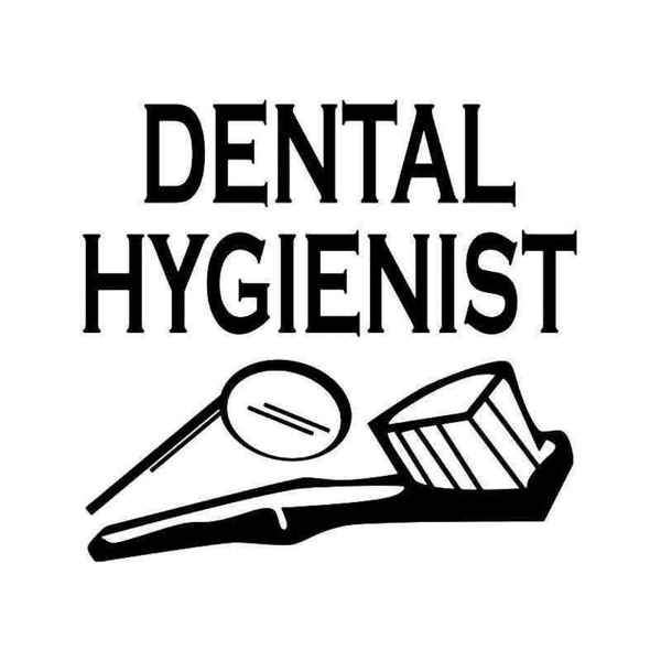 Dental Hygienist Decal Sticker