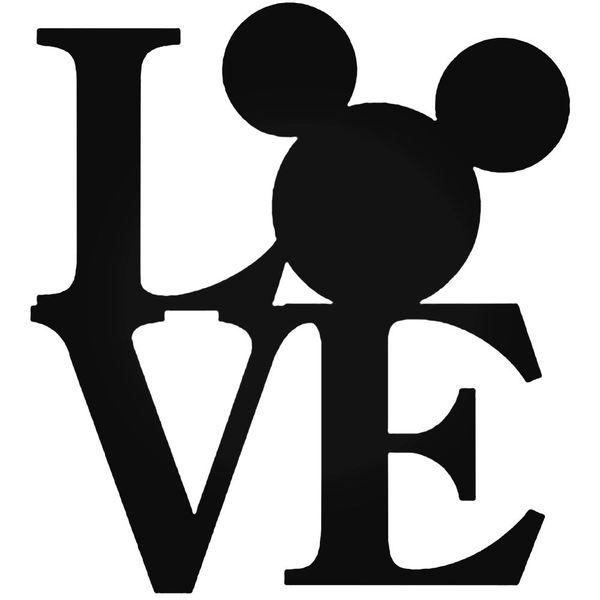 Disney Love Vinyl Decal Sticker