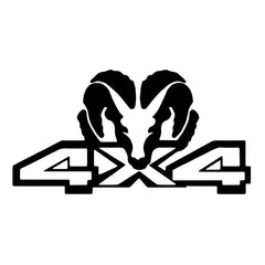 4x4 Off Road Dodge Ram Decal Sticker