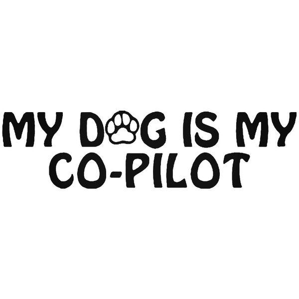 Dog Co Pilot Decal Sticker – Decalfly