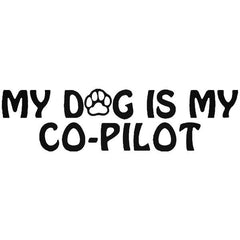 Dog Co Pilot Decal Sticker