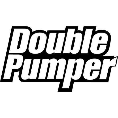 Double Pumper Logo Decal Sticker