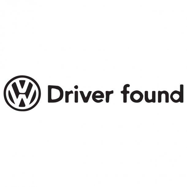 Driver FoundDecal Sticker