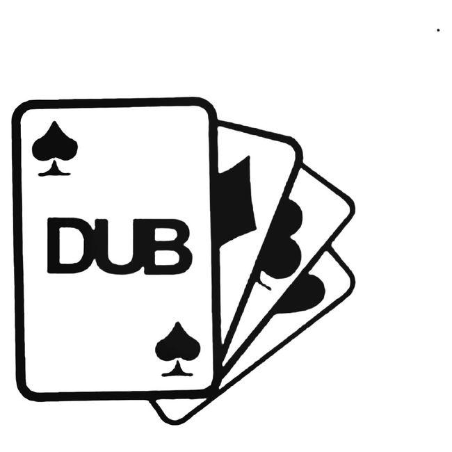 Dub Playing Cards Decal Sticker