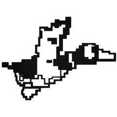 Duck Hunt Nintendo 8 Bit Decal Sticker