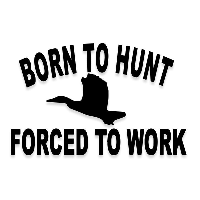 Duck Hunting Born to Hunt Decal Sticker