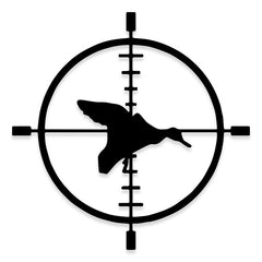 Duck Hunting Bulls Eye Bird Pheasant Turkey Target Decal Sticker