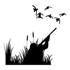 Duck Quail Pheasant Bird Hunting Decal Sticker