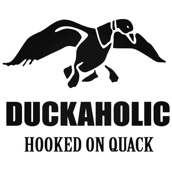 Duckaholic From The Tv Serie Duck Dinasty Decal Sticker