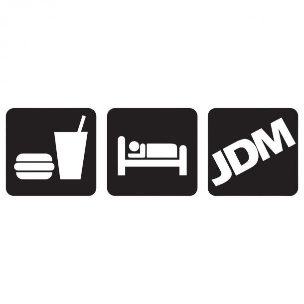 Eat Sleep Jdm 3 Decal Sticker