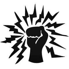 Electrician Lightning Bolt Occupation Style 1 Decal Sticker