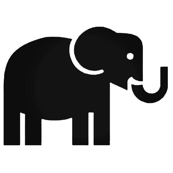 Elephant Car Window Decal Sticker