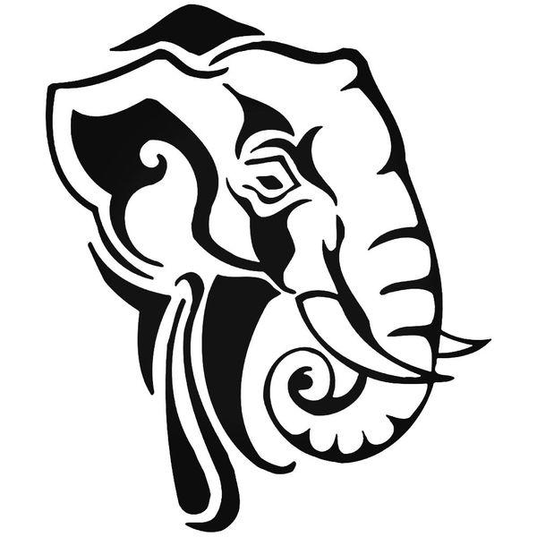 Elephant Vinyl Decal Sticker