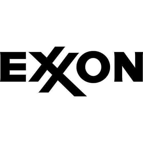 Exxon Logo Decal Sticker