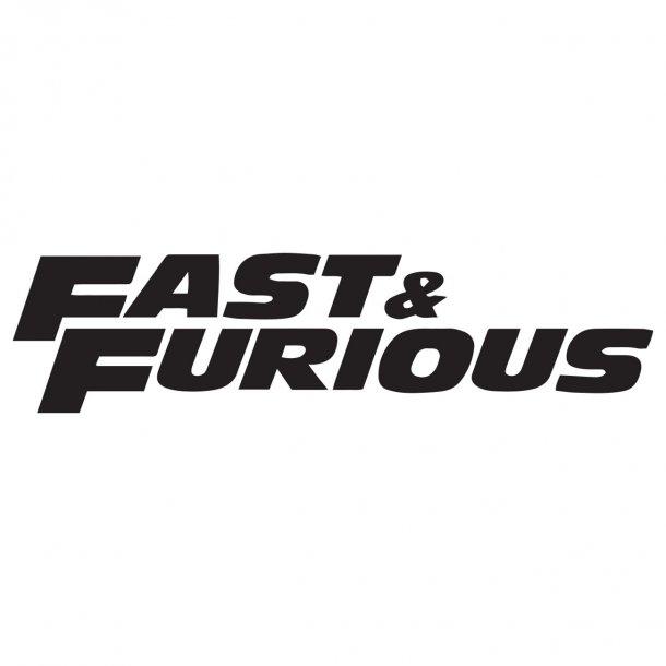 Fast And Furious Decal Sticker