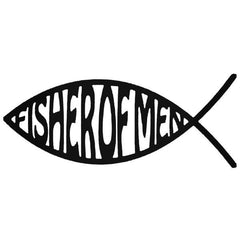 Fisher Of Men Christian Decal Sticker