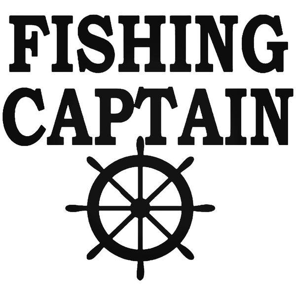 Fishing Captain Decal Sticker