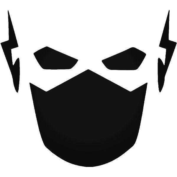 Flash Face Mask Decal Sticker