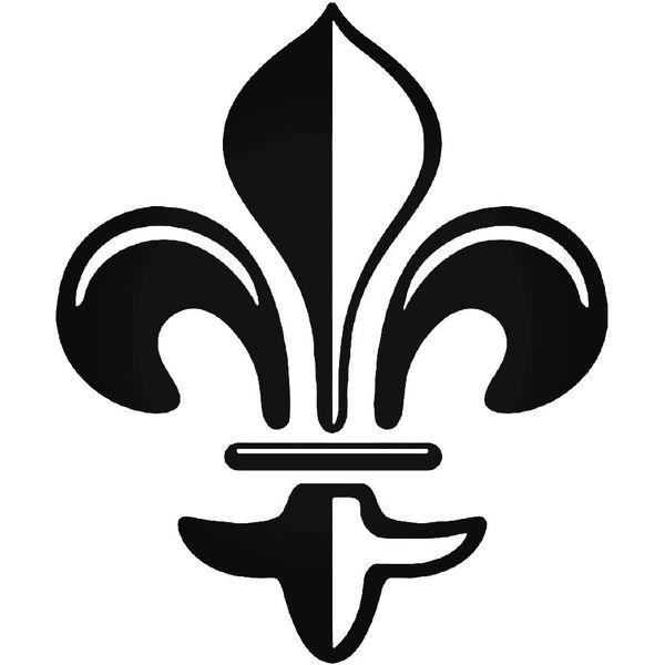 Fleur De Lis Decal Sticker