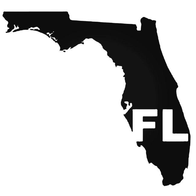 Florida State 1 Decal Sticker