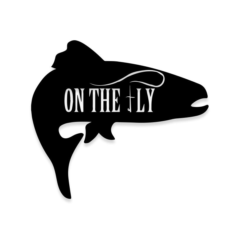 Fly Fishing on the Fly Decal Sticker