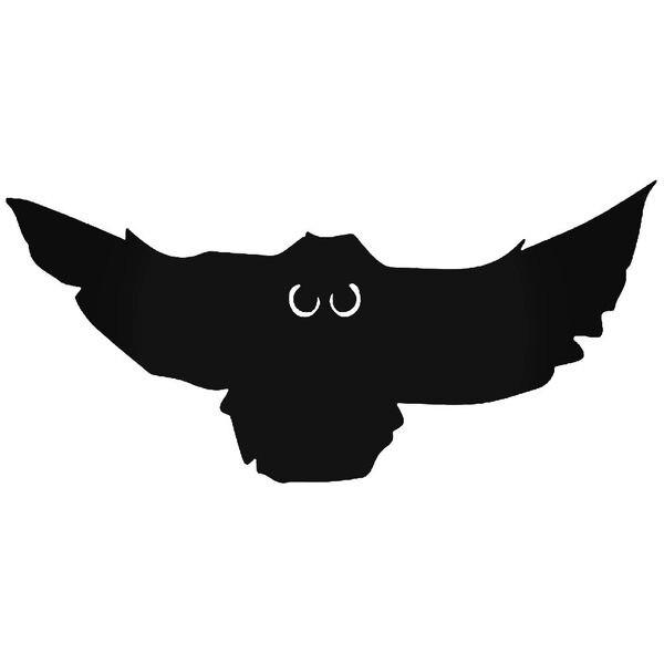 Flying Owl Bird Decal Sticker