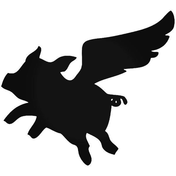 Flying Pig Decal Sticker