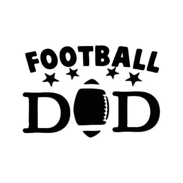 Football Dad Decal Sticker