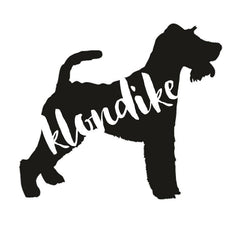 Fox Terrier Dog Decal Sticker for Car Windows