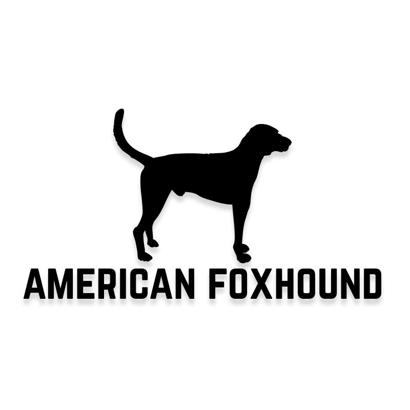 Foxhound Car Decal Dog Sticker for Windows