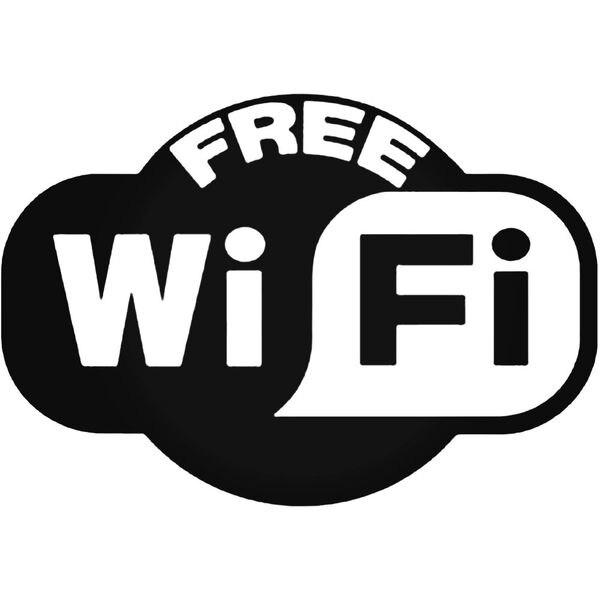 Free Wifi Sign Decal Sticker